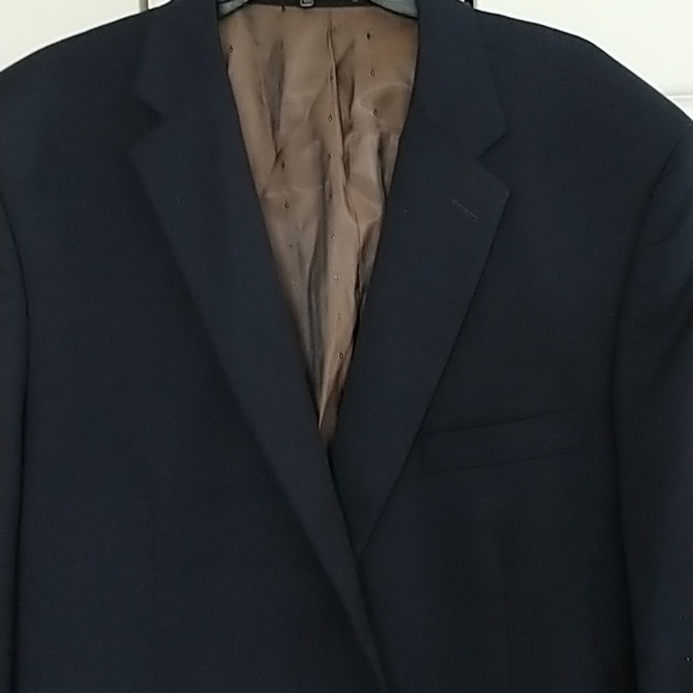 Joseph & Feiss Classic Fit Navy Two Button Front Blazer/Suit Jacket 50 Long - Picture 13 of 15